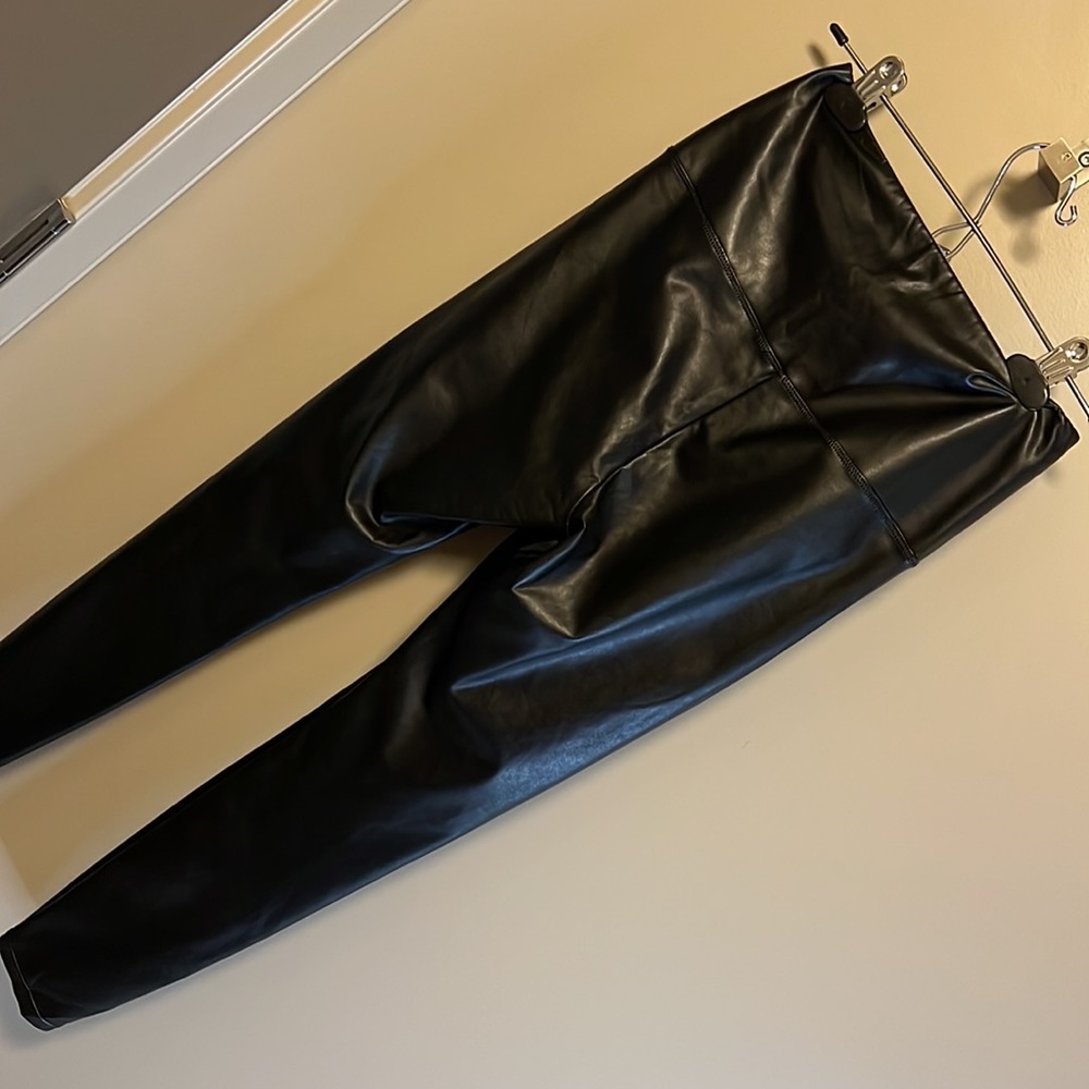 Wilfred Free Size S High-waisted Vegan Leather leggings - Picture 4 of 6